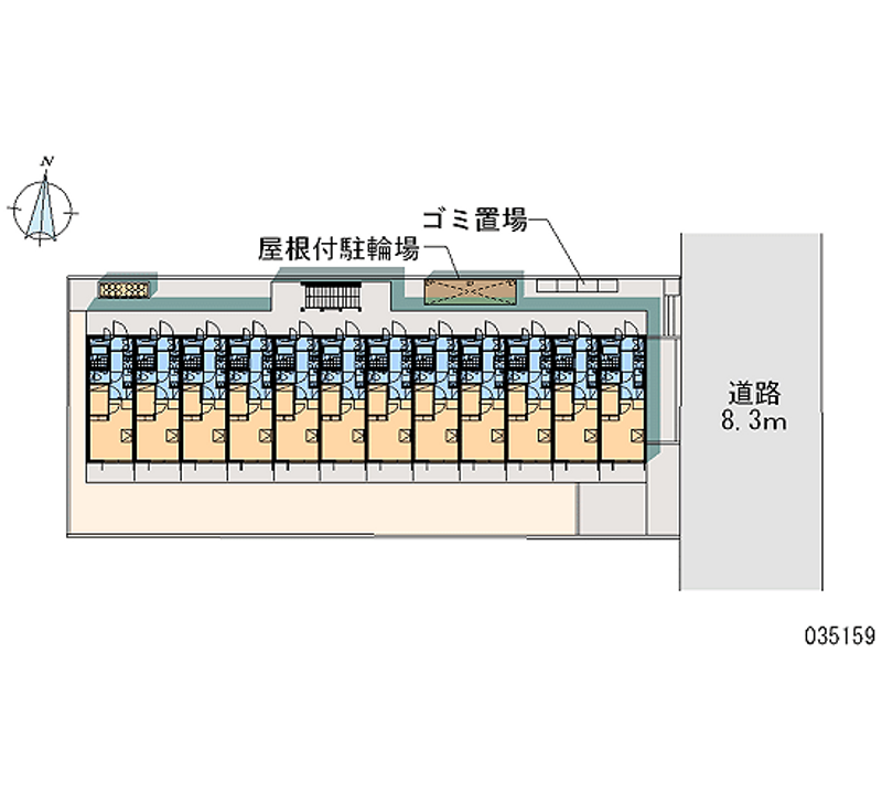 レオパレス三島広小路 区画図