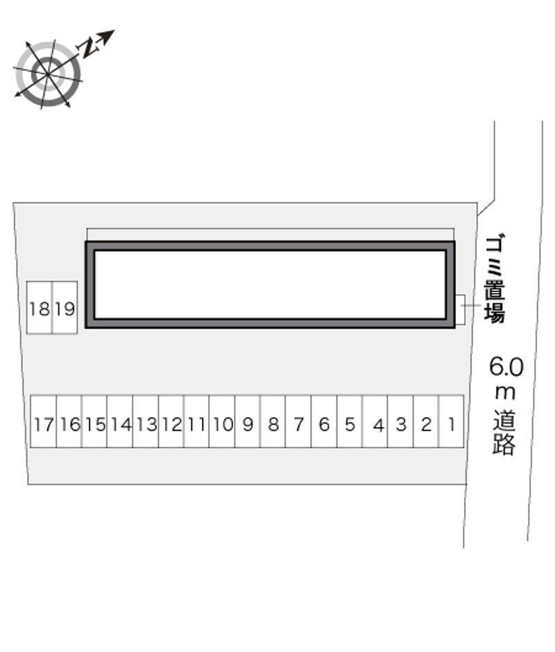 レオパレス皐月 配置図