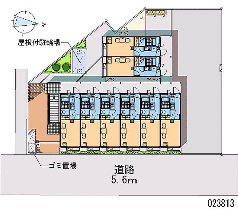 レオパレスコージーコート 区画図