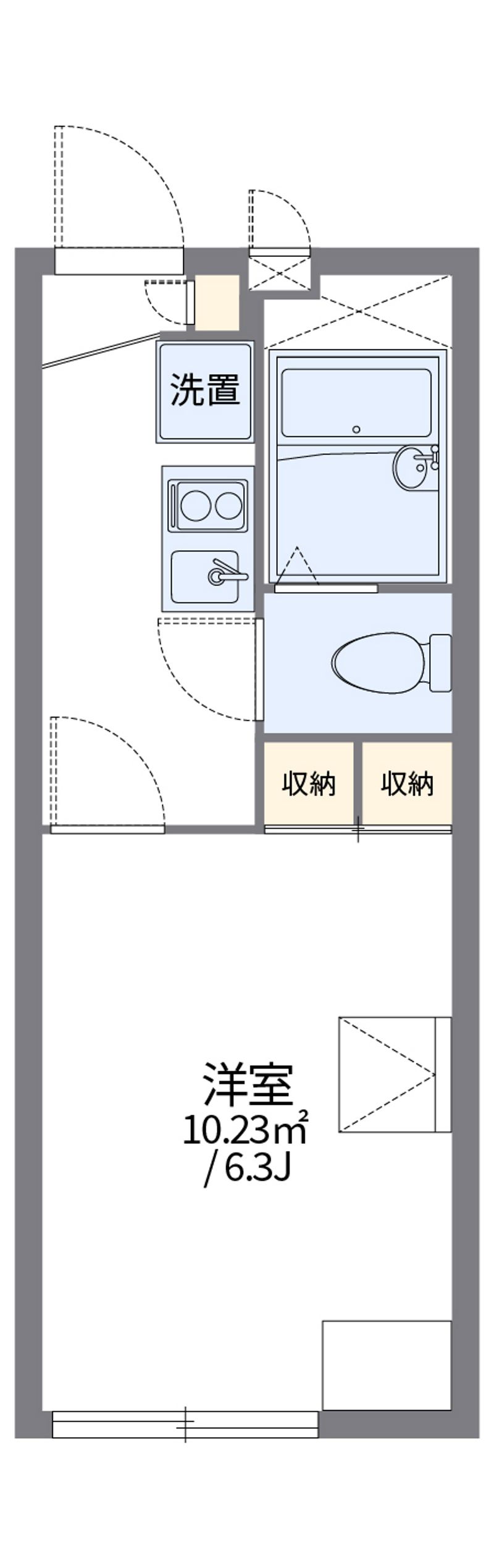レオパレスヒルサイドテラスⅢ 間取図