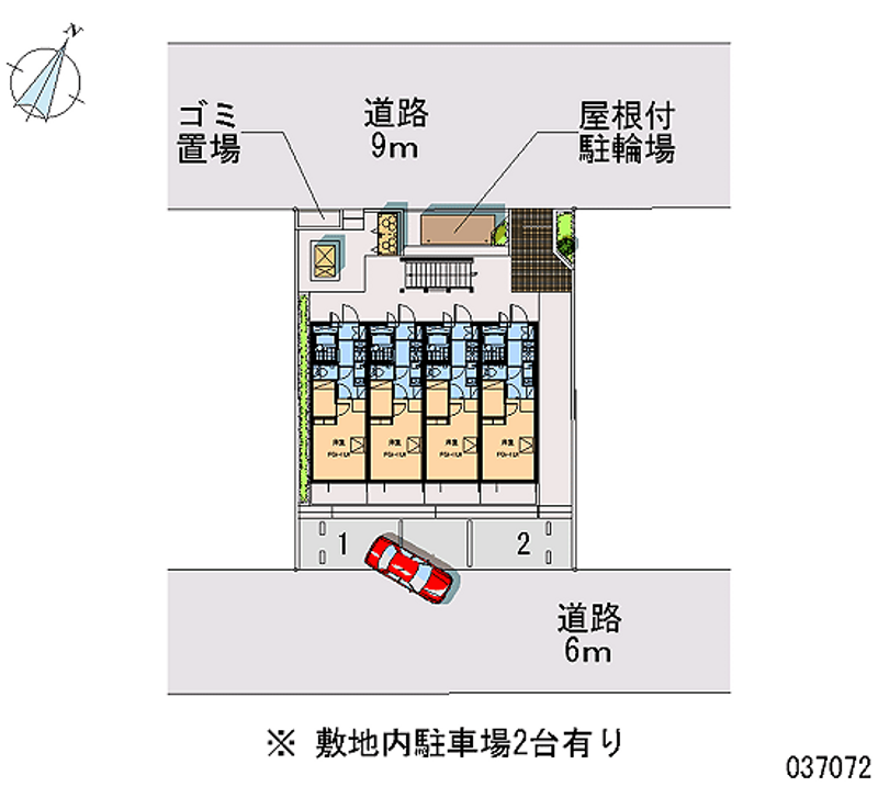 レオパレスＮｅｗ　Ｓａｙａｍａ 区画図