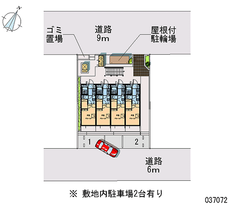 レオパレスＮｅｗ　Ｓａｙａｍａ 月極駐車場