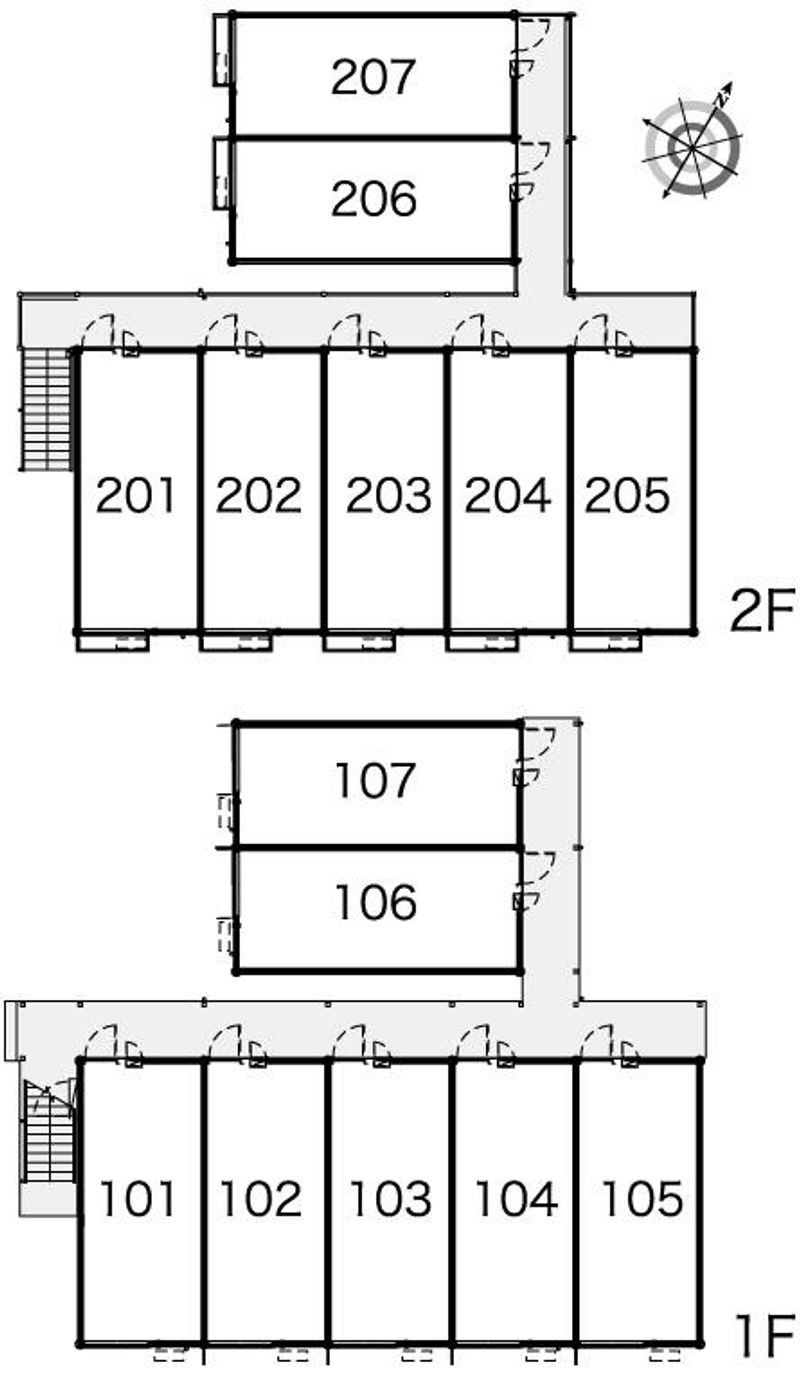 レオパレス華 間取配置図