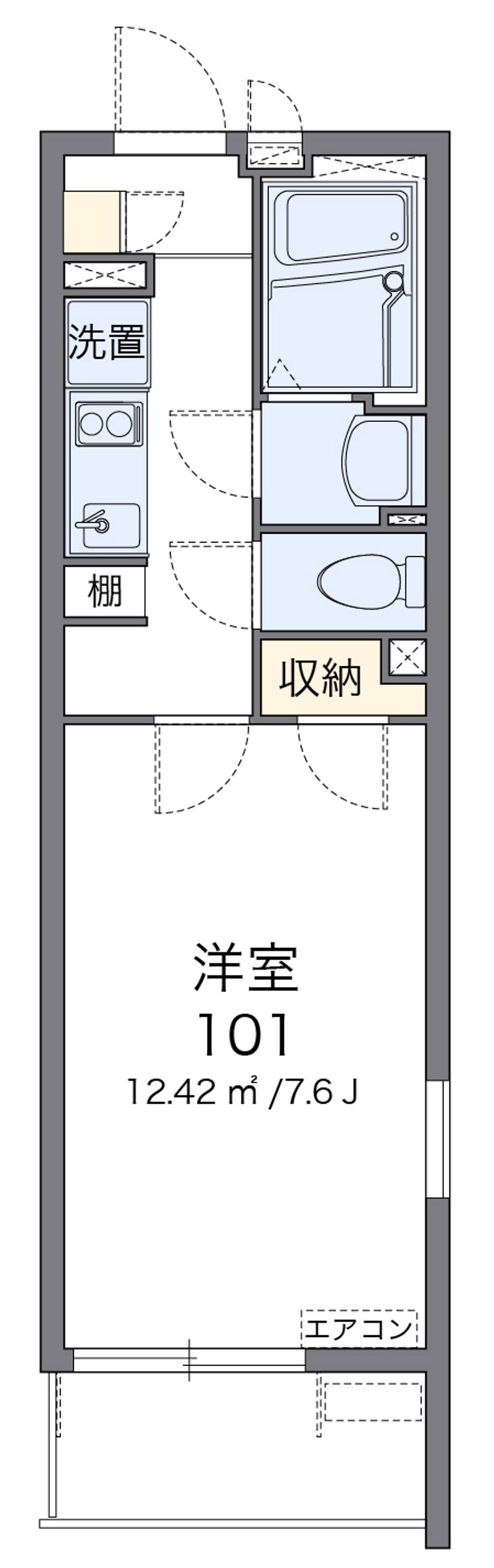 クレイノＢＥＬＬ 間取図