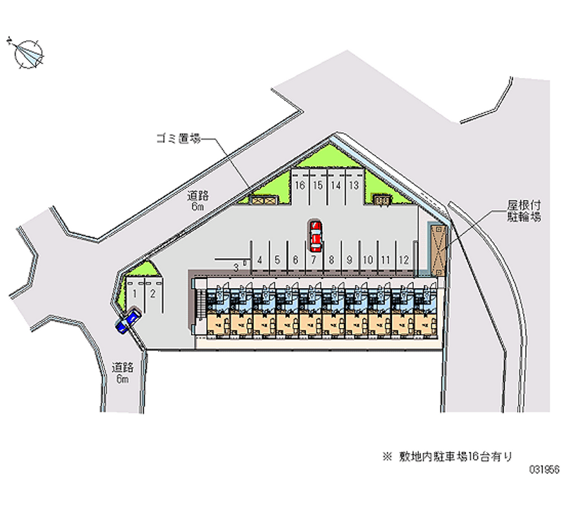 レオパレス北条東 月極駐車場