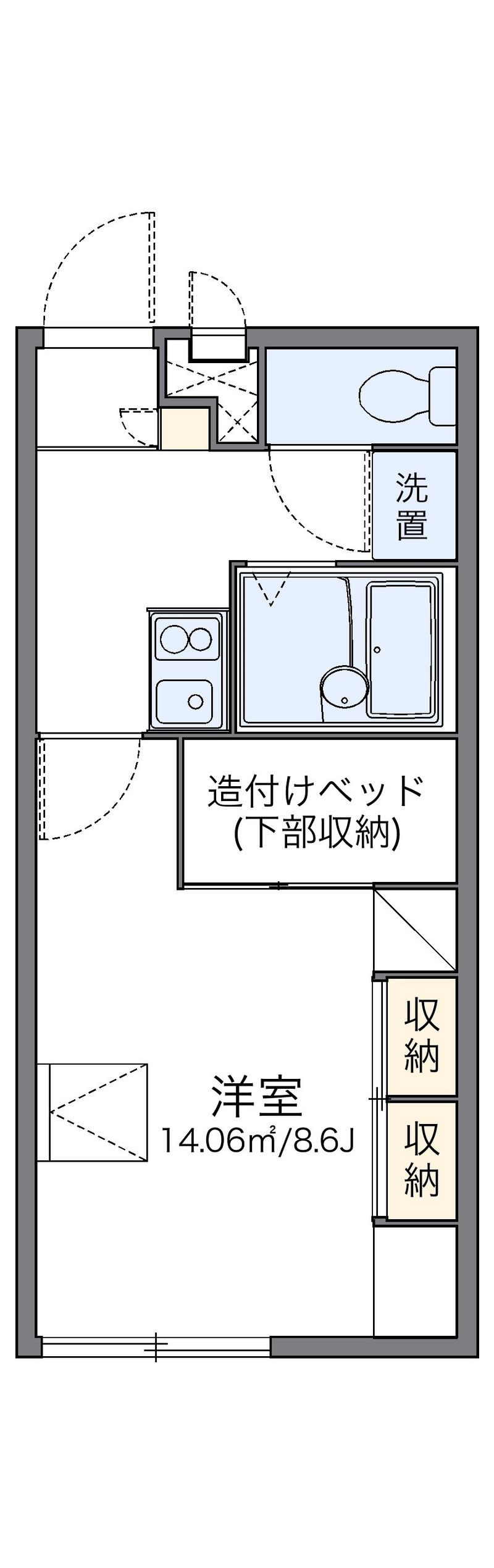 レオパレスＳＡＫＡＴＡ 間取図