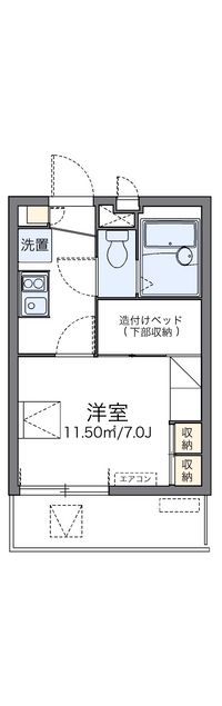レオパレスＦⅢ相模原 間取り図