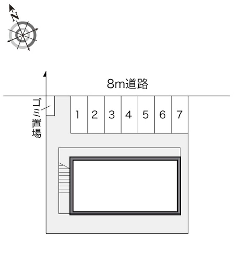 レオパレス東松戸 配置図