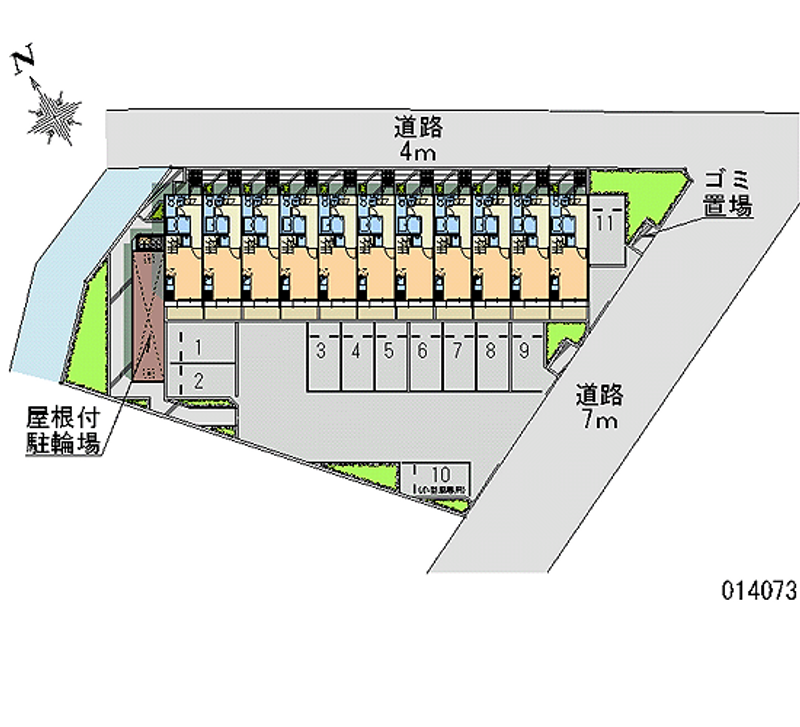 14073 Monthly parking lot