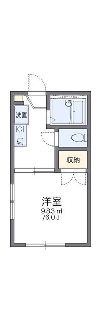 レオパレスサザンキャッスル 間取り図