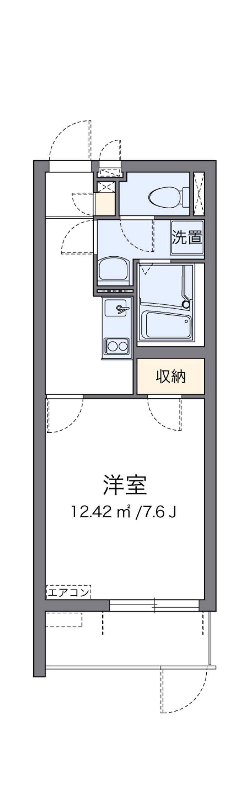 クレイノグランシーダ 間取図