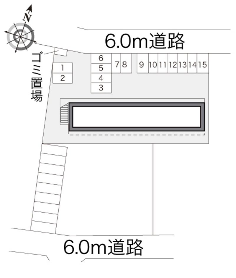 レオパレスクローバー 配置図