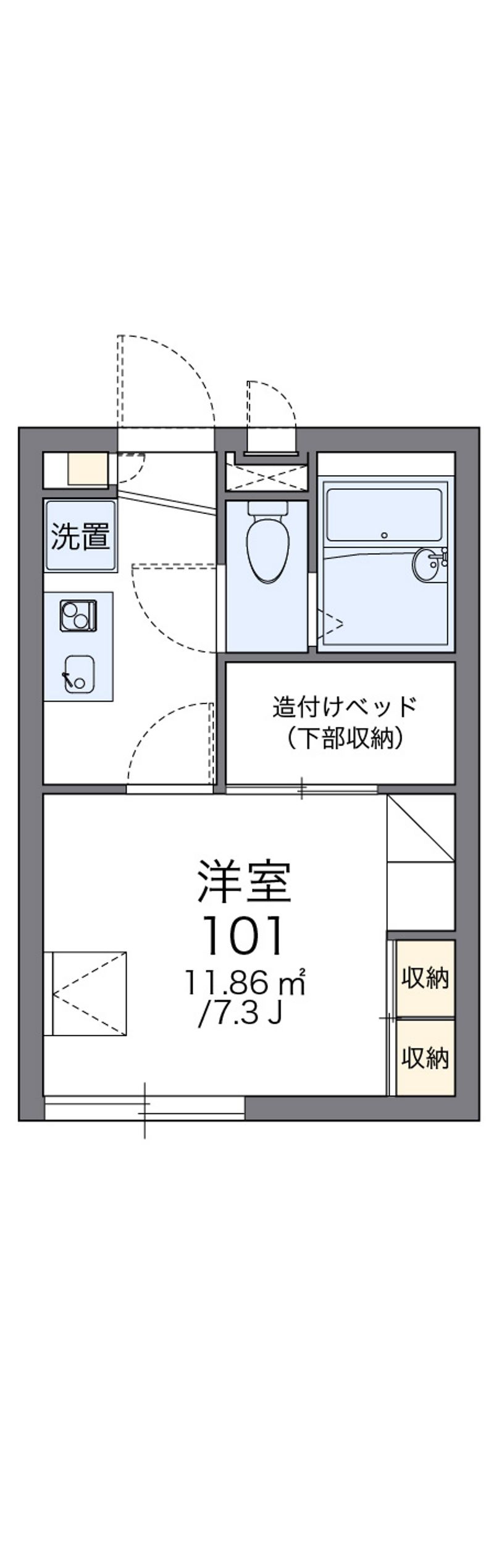 レオパレスＬｕｍｉｅｒｅ 間取図