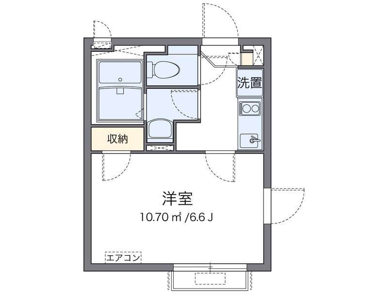 クレイノ志賀屋 間取図