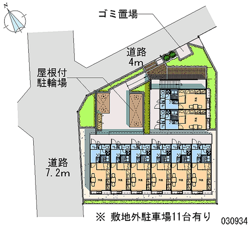 レオパレスワンダースカイ 月極駐車場