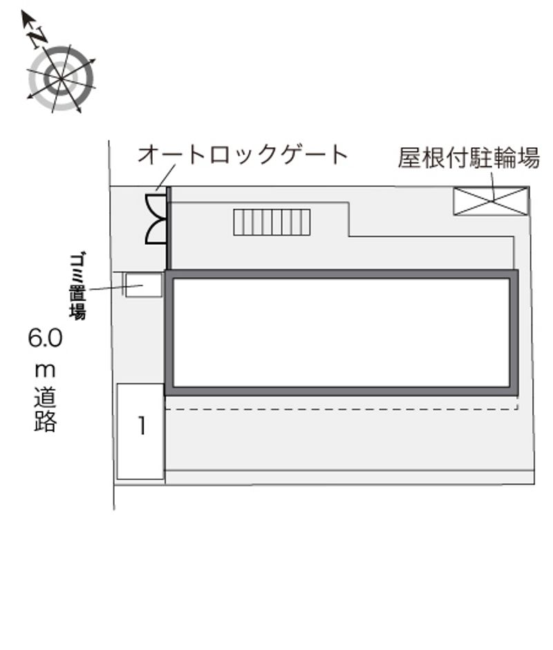 レオパレスＲｅｄＨｉｌｌ 配置図