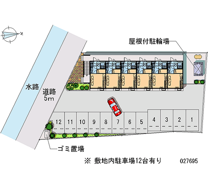 27695 Monthly parking lot