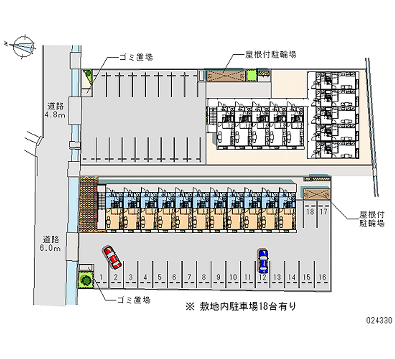 24330 Monthly parking lot