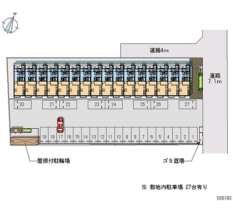 36183 bãi đậu xe hàng tháng