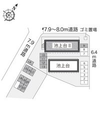 レオパレス池上台Ⅱ 配置図