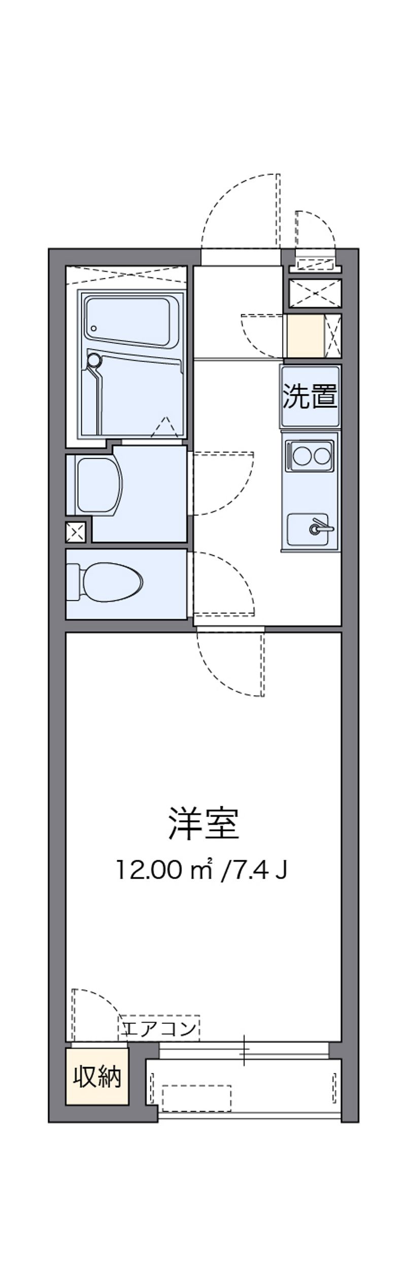 クレイノスヨン 間取図