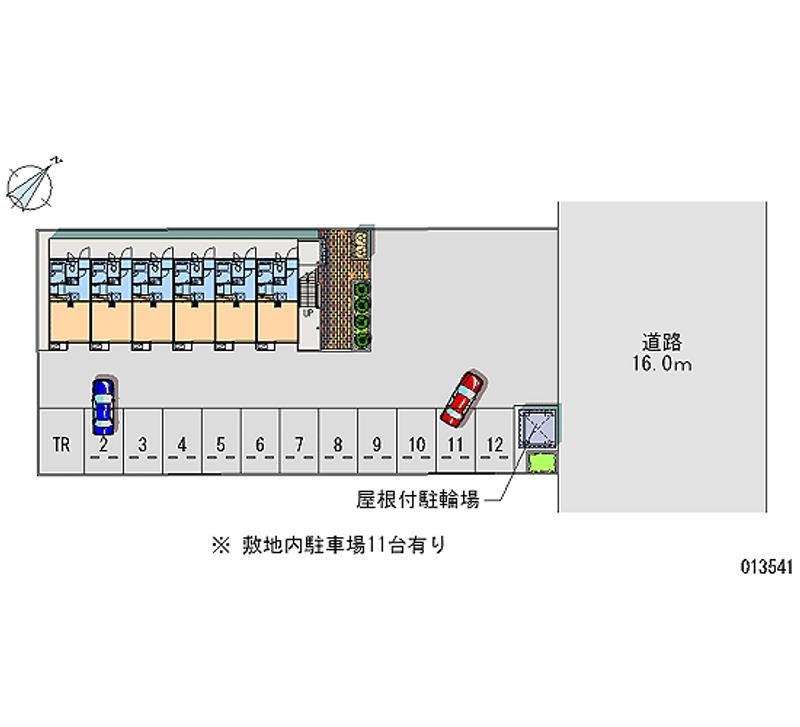 13541 Monthly parking lot