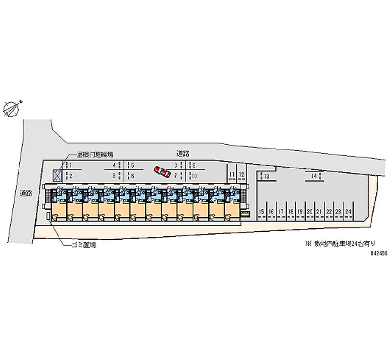 42466 Monthly parking lot