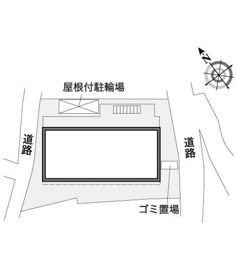 レオパレスＴＳＵＫＵＤＡ 配置図