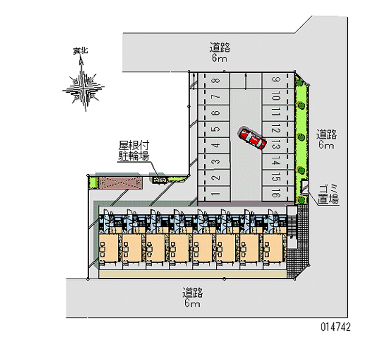 14742 Monthly parking lot