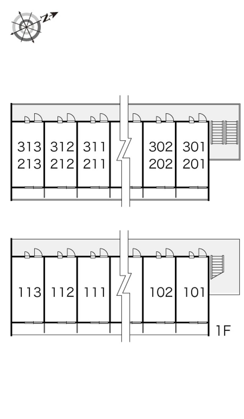 レオパレスＡＲＫＡＤＩＡ 間取配置図