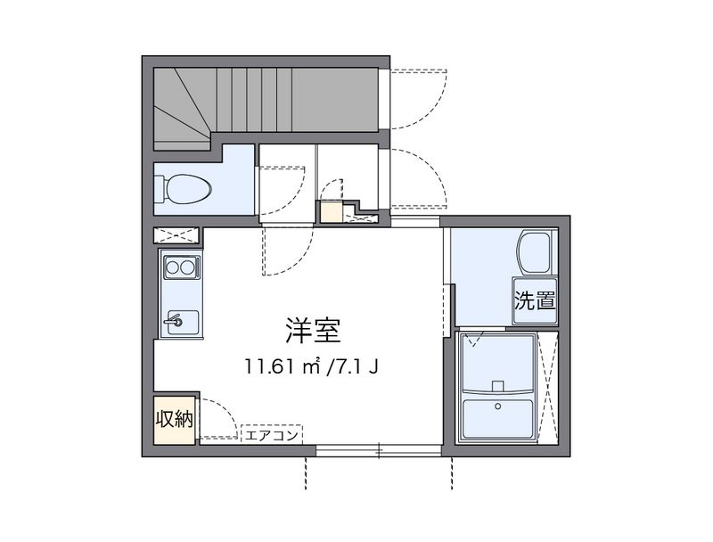 クレイノプランドール中野 間取図