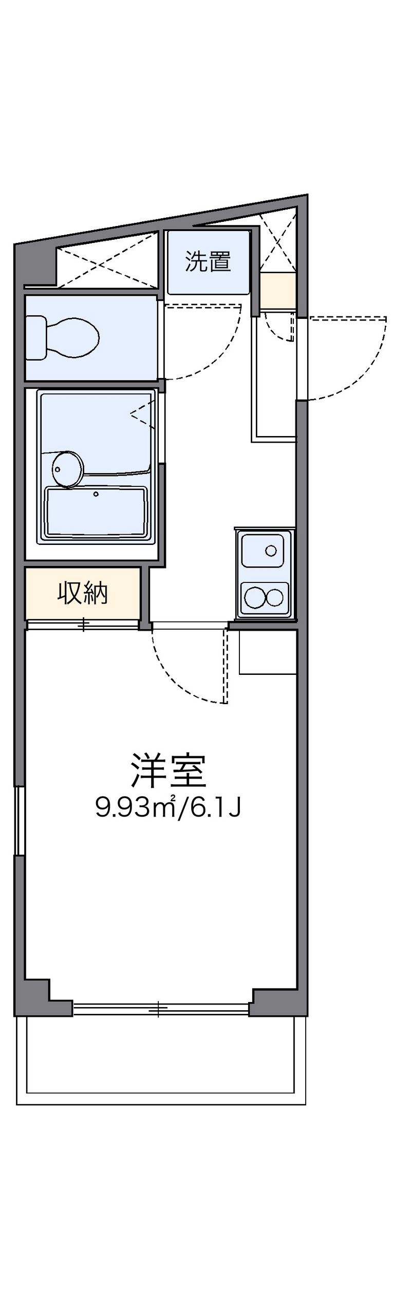 レオパレスミヨシ 間取図