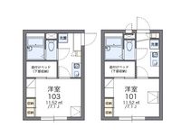 leopalace Verde Casa Futamatagawa Floor plan