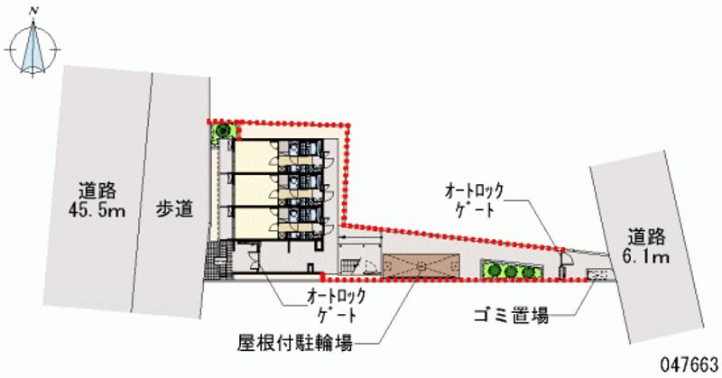 レオパレスラッキー 区画図