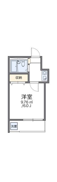 レオパレス新中野第２ 間取り図
