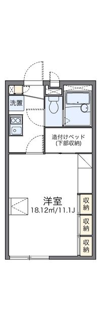 レオパレスエスポワール 間取り図