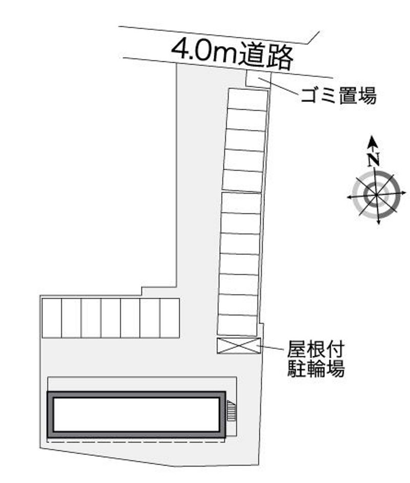 レオパレス翠山Ⅱ 配置図