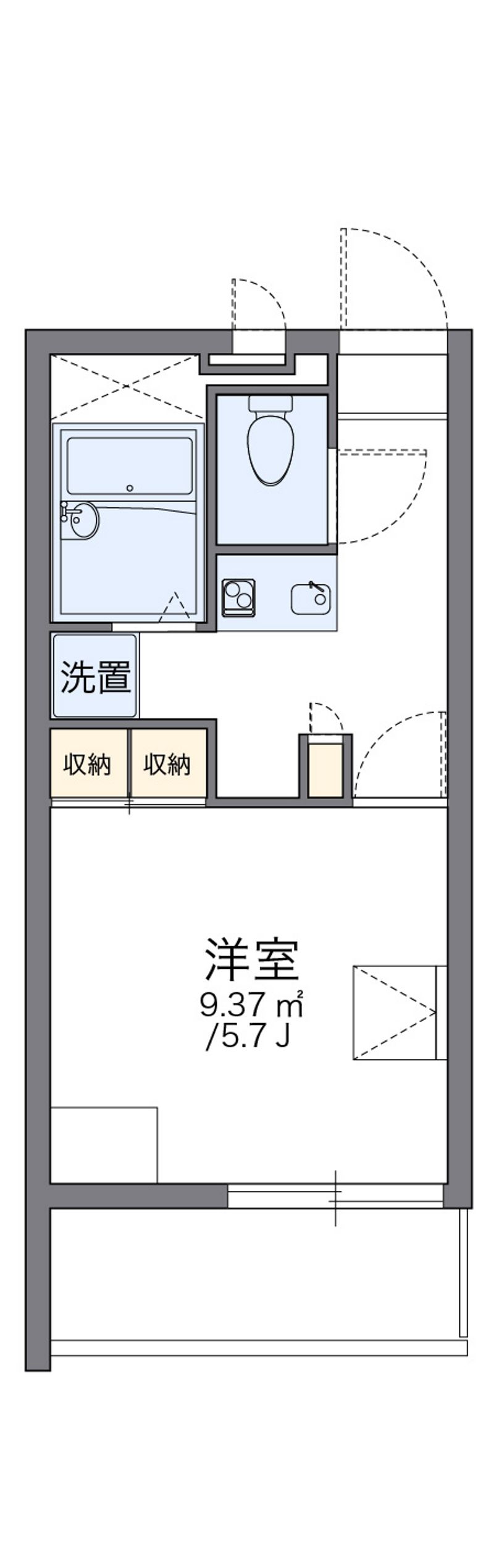 レオパレス愛 間取図