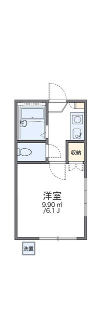 レオパレス松保町Ｂ 間取り図