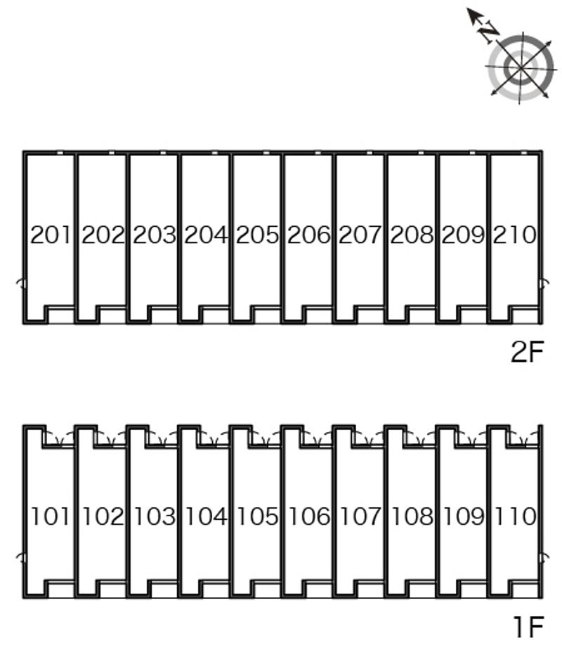 レオネクストパレハ 間取配置図