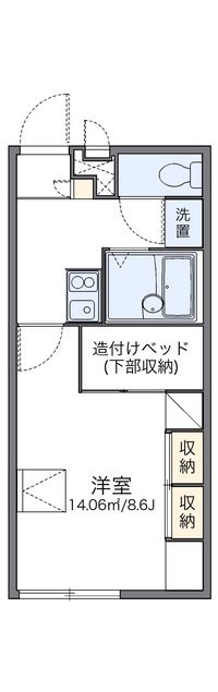 レオパレス北上ＥＡＳＴ 間取り図