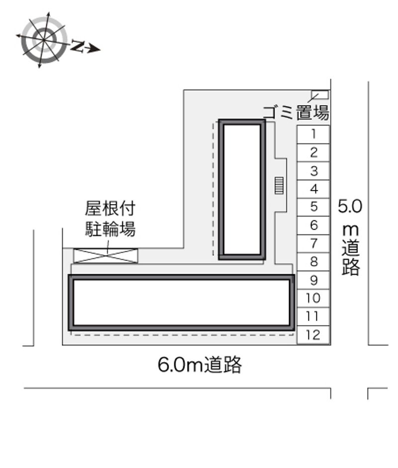 レオパレスランメグ 配置図