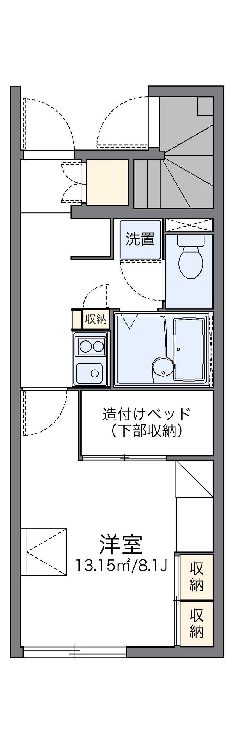 レオパレス夢 間取図
