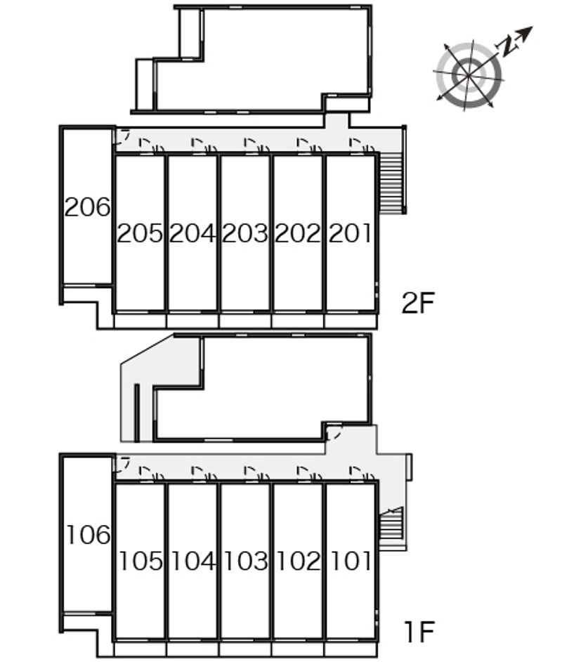 クレイノエスペランサ中原 間取配置図