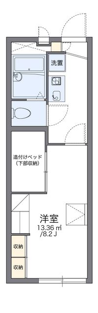 レオパレススカイヒルズ 間取り図