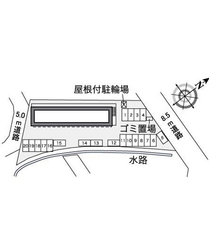 レオパレス長船 駐車場