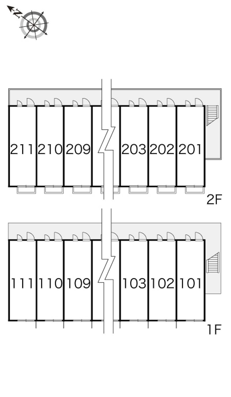 レオパレスセフィーロ 間取配置図
