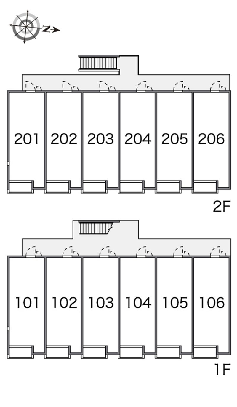 レオネクスト久々知Ⅲ 間取り配置図