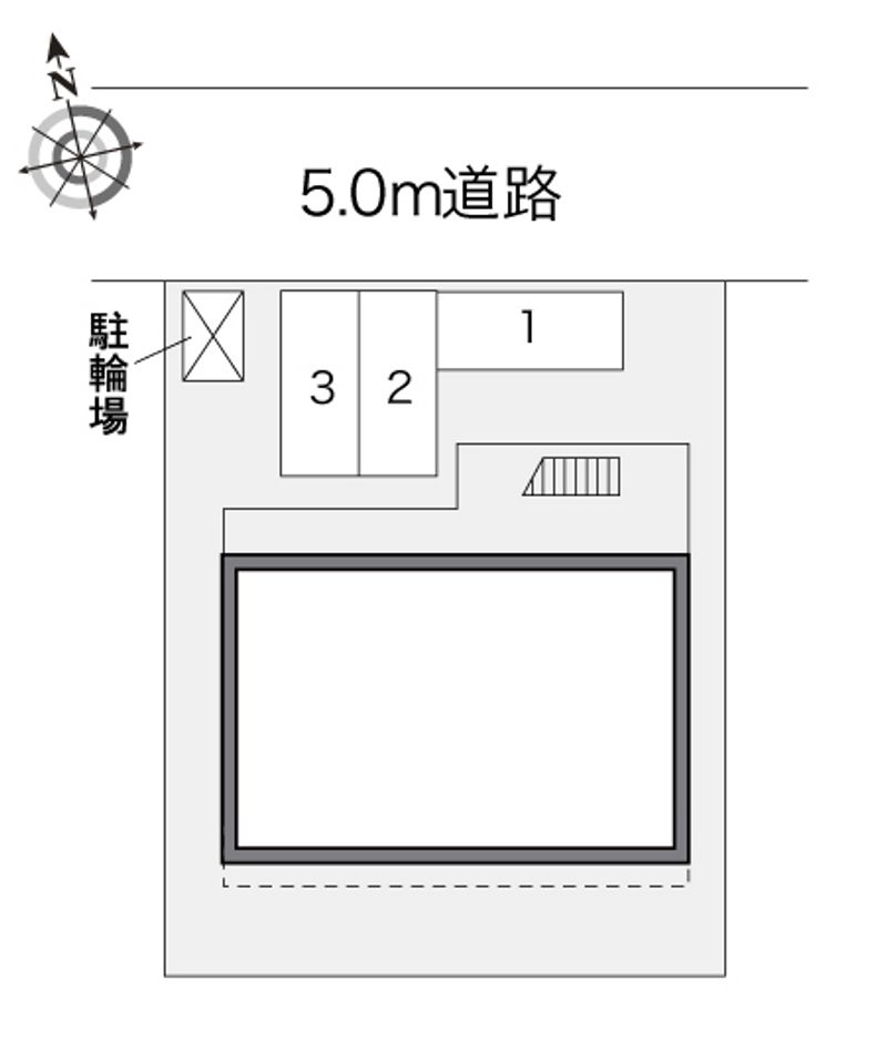 レオパレスドミールⅡ 配置図