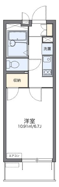 レオパレスシャルマン　タナカⅡ 間取り図